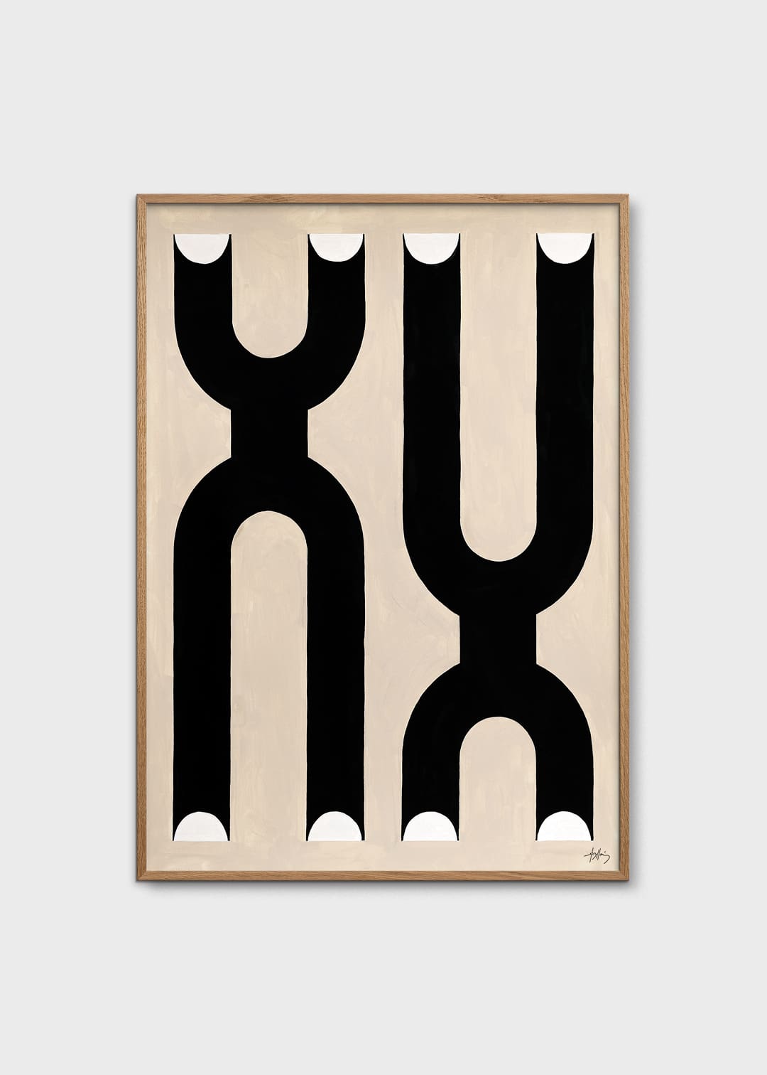 The Poster Club Art Prints Life Kunstdruck 30x40 cm beige