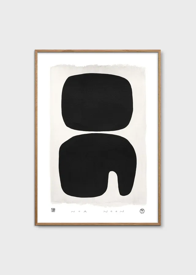 The Poster Club Venezia Pigments Kunstdruck A4 schwarz weiß