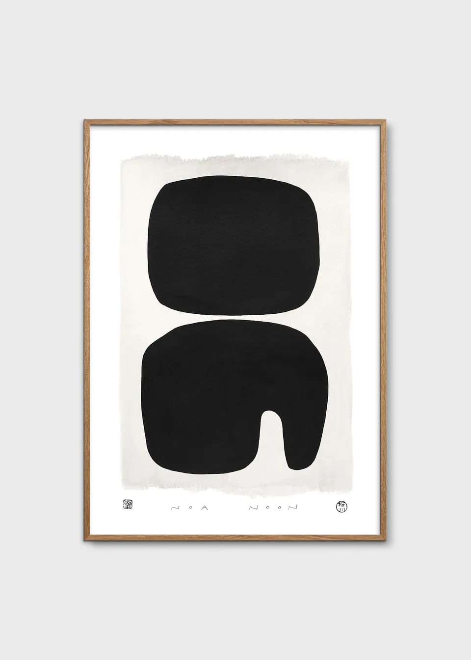 The Poster Club Venezia Pigments Kunstdruck A4 schwarz weiß