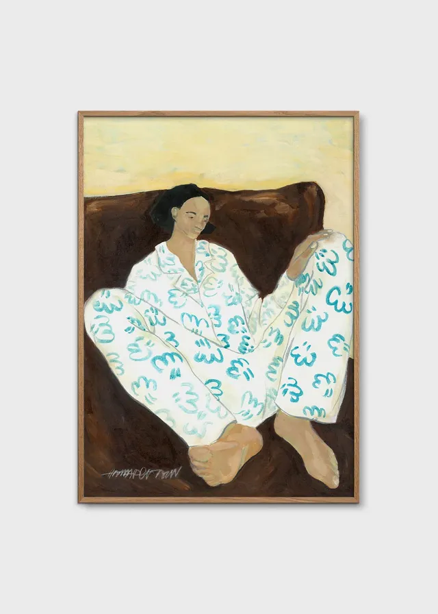 The Poster Club Art Prints Making Time Poster 30x40 cm blau
