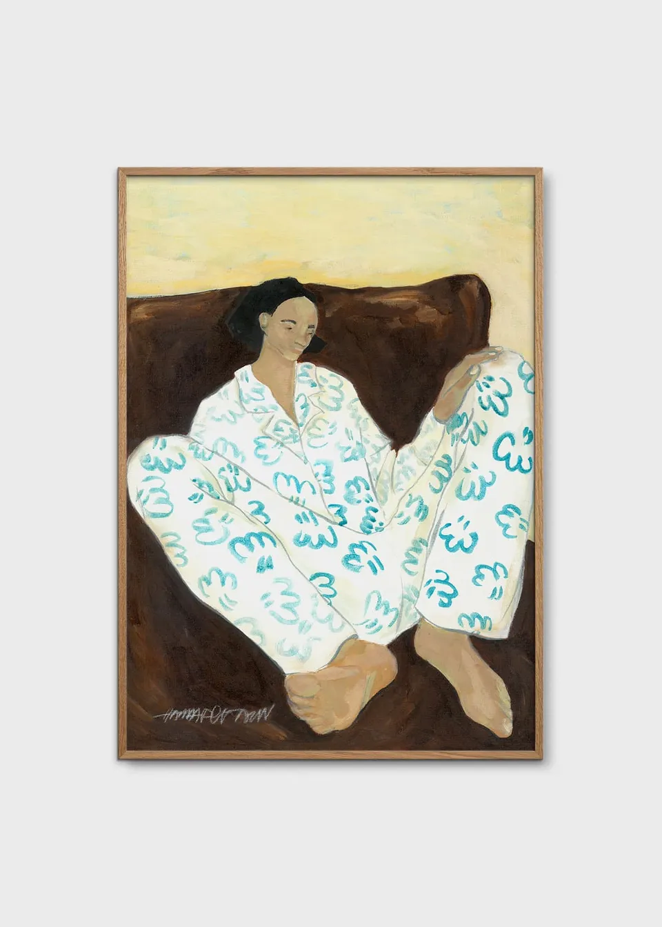 The Poster Club Art Prints Making Time Poster 30x40 cm blau
