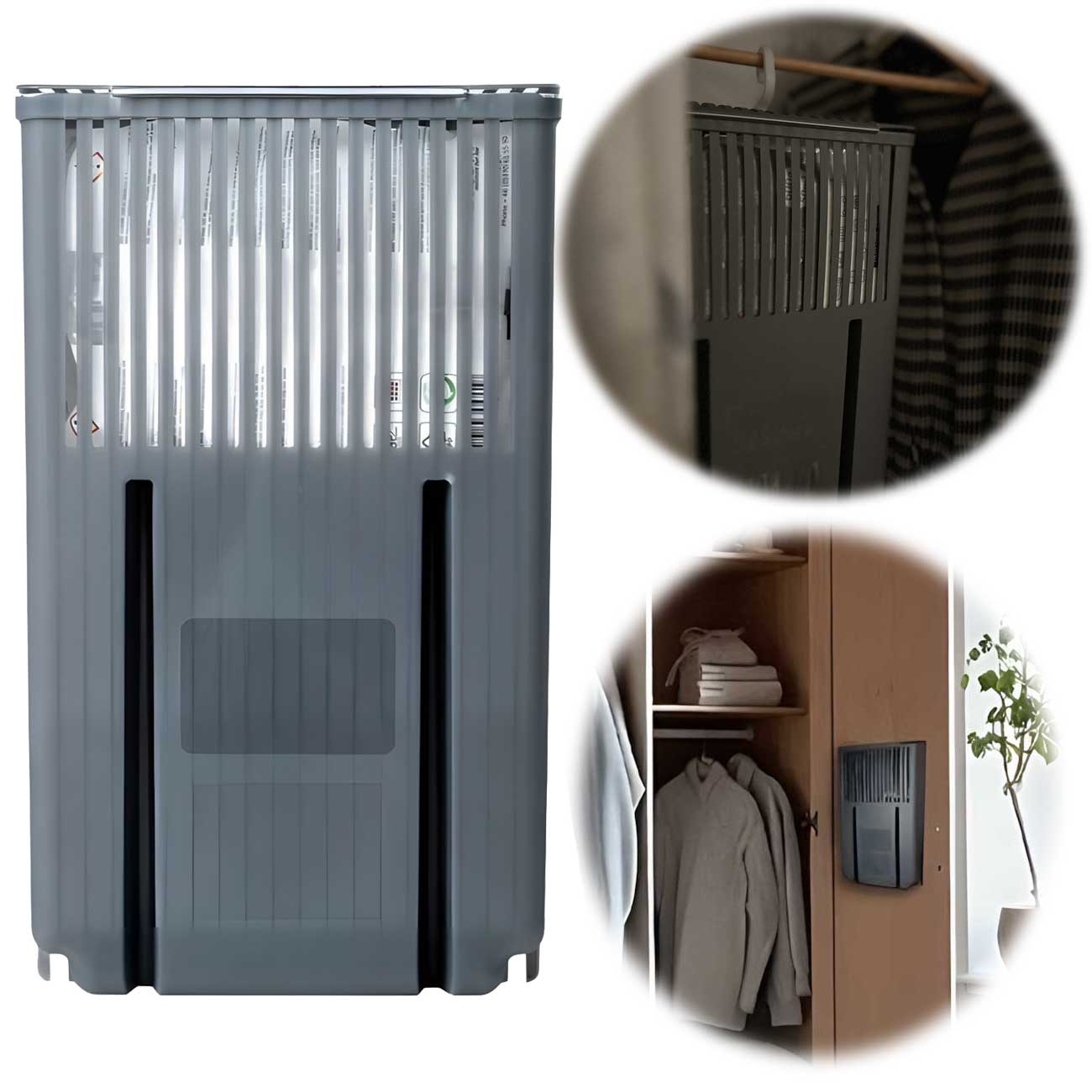 Absodry Duo Family Series 6 Luftentfeuchter Grau Hänger