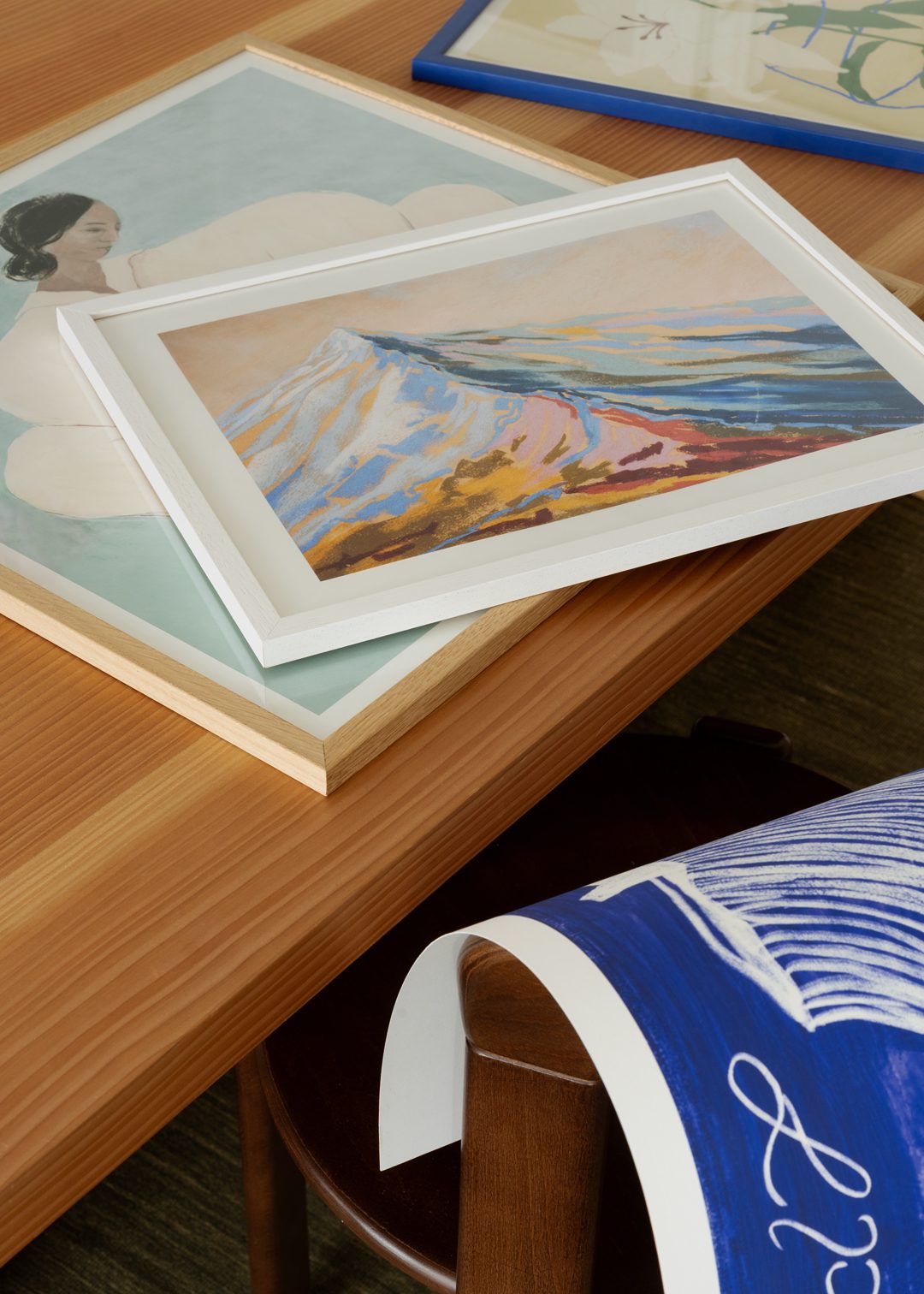 The Poster Club Edit No. 096 Art Wall Bilderwand Set Blau