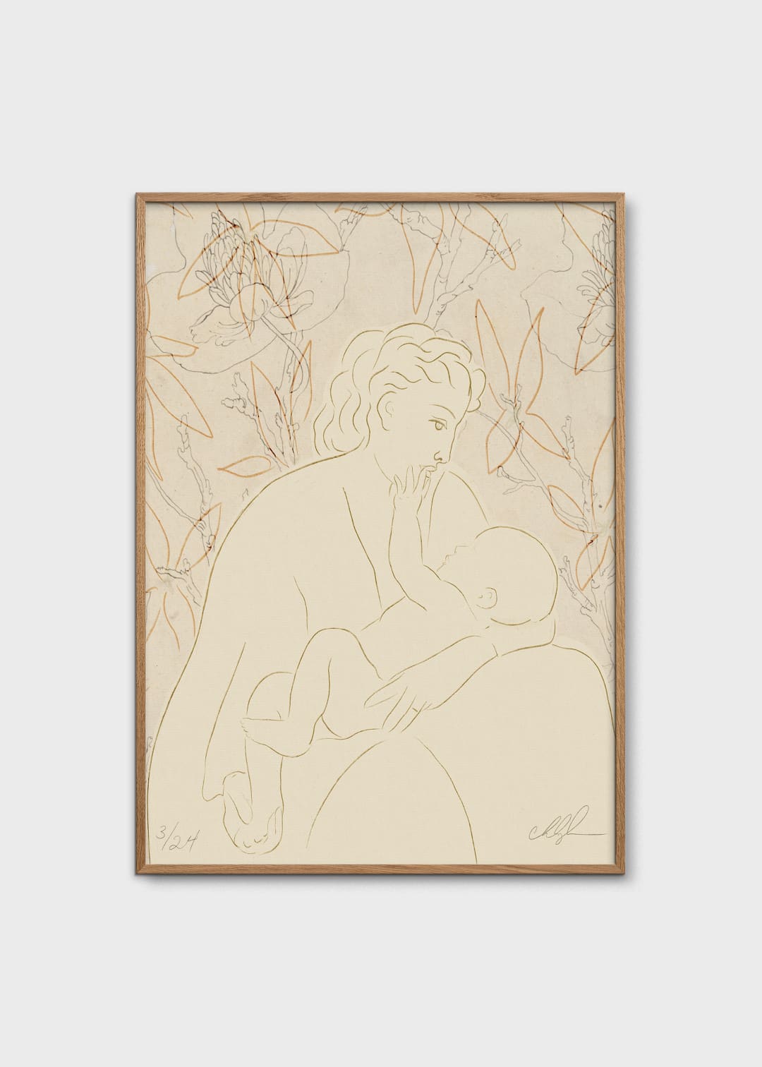 The Poster Club Art Prints Belonging to You Poster A4 beige