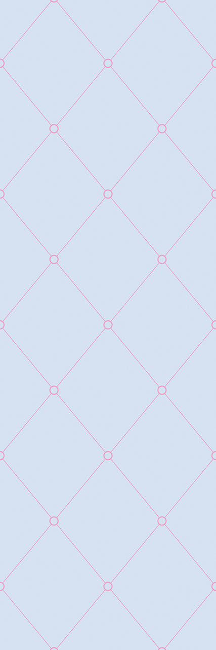 Mineheart Quilt Outline Tapete hellblau rosa