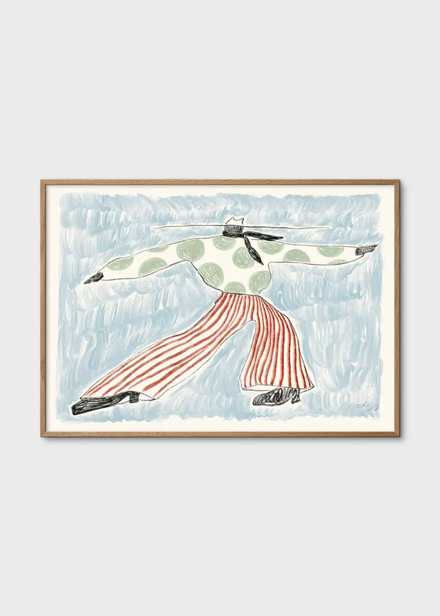 The Poster Club Art Prints Sam on the Hill Poster A4 Mint