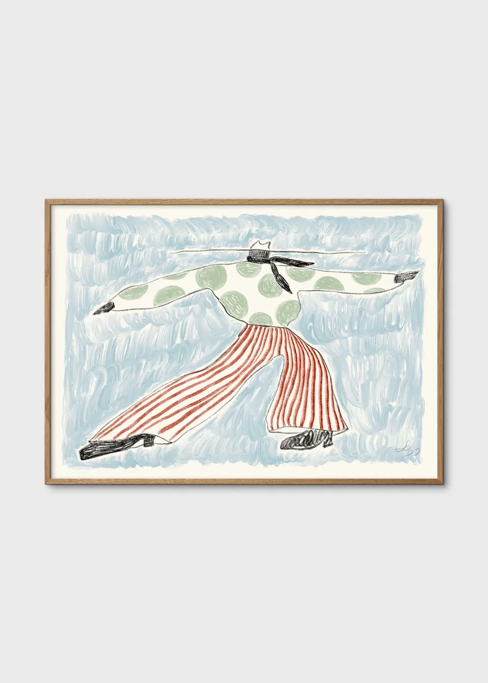 The Poster Club Art Prints Sam on the Hill Poster A4 Mint