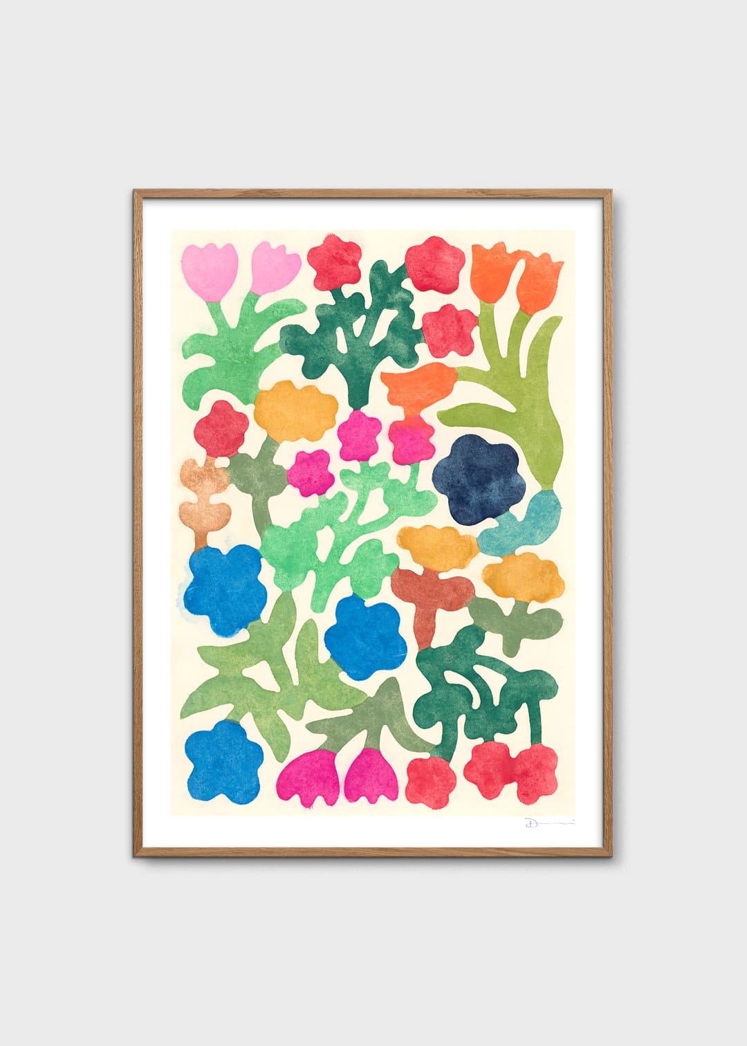 The Poster Club Art Prints Garden in Movement Poster A4 Botanik