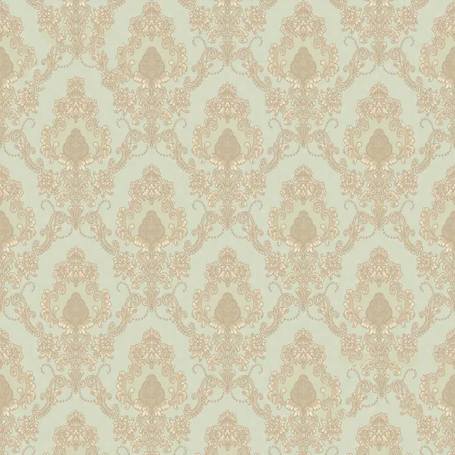 Mineheart Audley Damask Tapete Mintgrün 53cmx10m