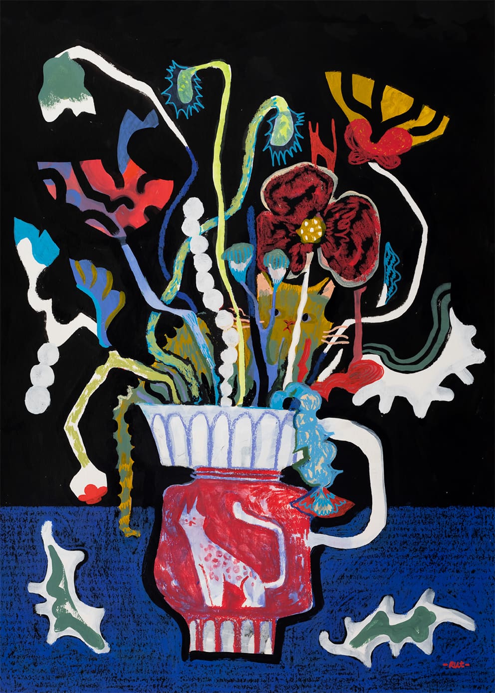 The Poster Club Art Prints The Vase Leinwandbild 30x40