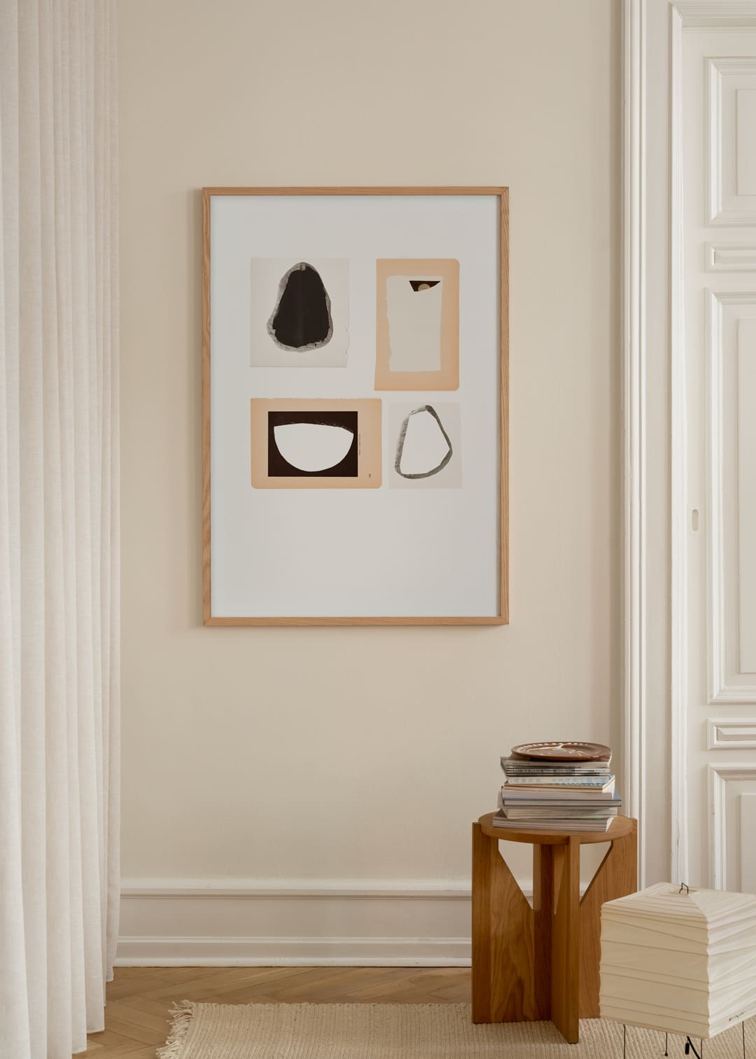 The Poster Club Rocks Kunstdruck A4 beige