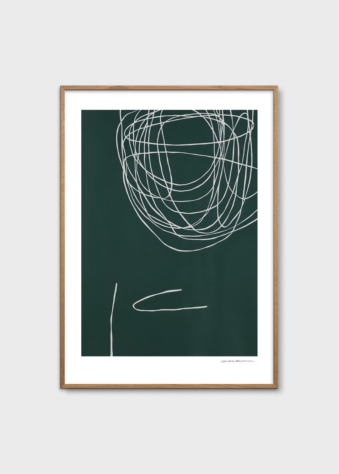 The Poster Club Art Prints Rising Poster 50x70 cm grün