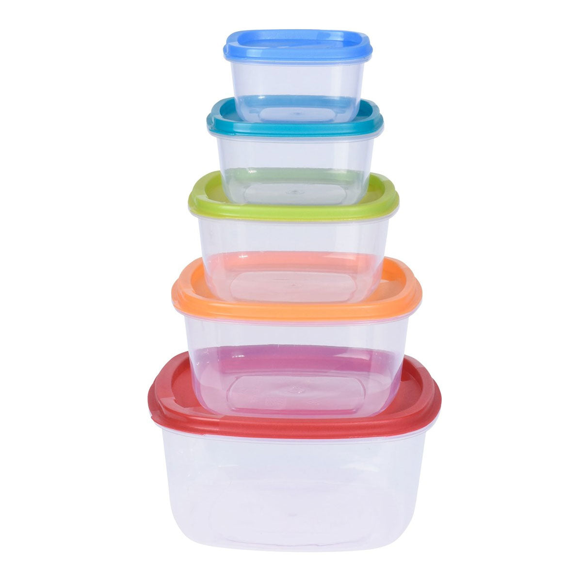 LS-LebenStil Küche Frischhaltedosen Set 5-tlg 225-1900ml Quadratisch