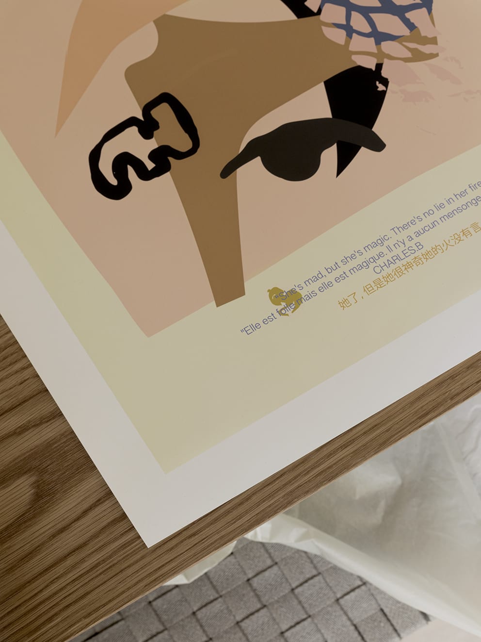 The Poster Club Art Prints Magie Kunstdruck 50x70 cm beige