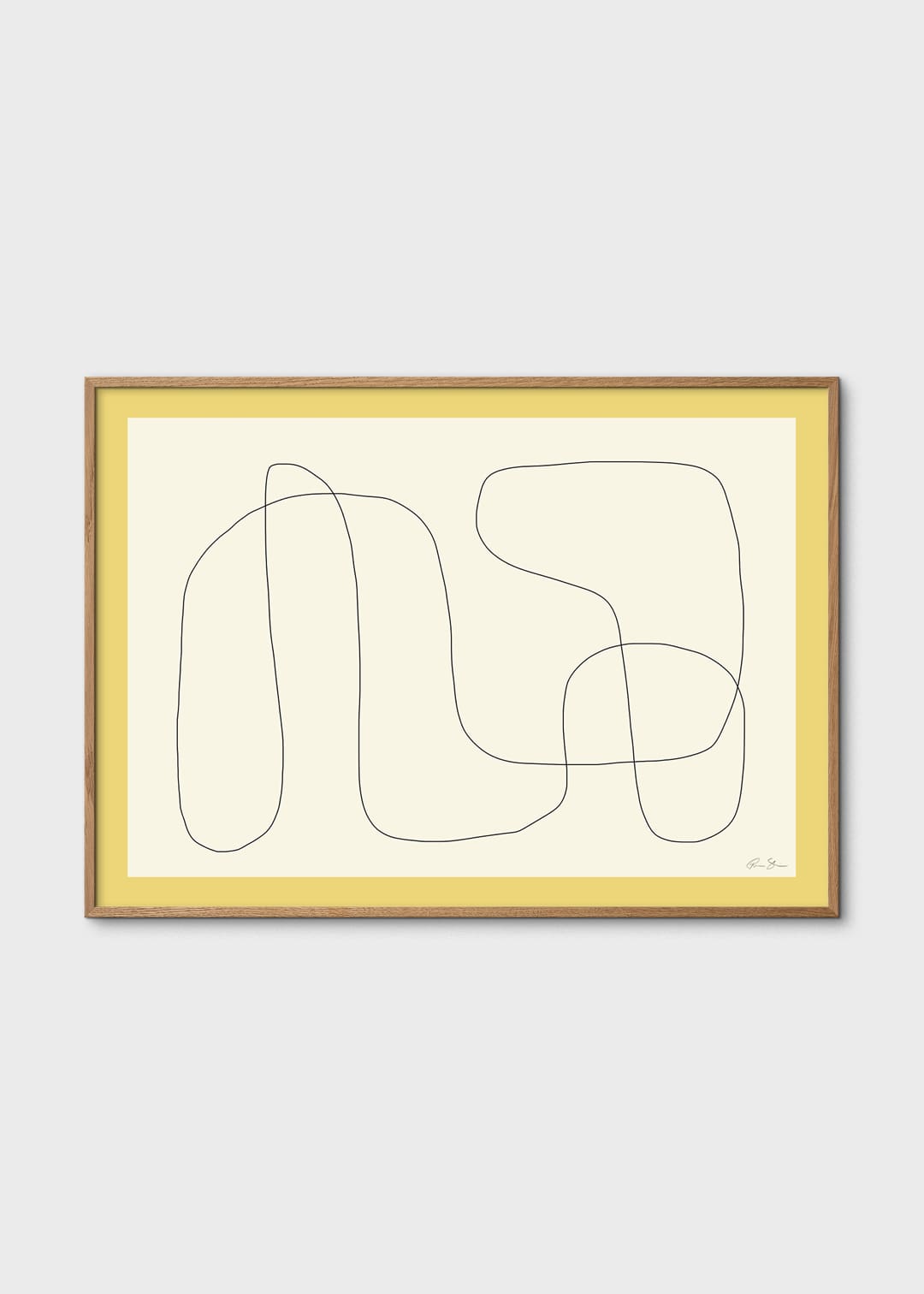 The Poster Club Composition 02 Poster abstrakt beige