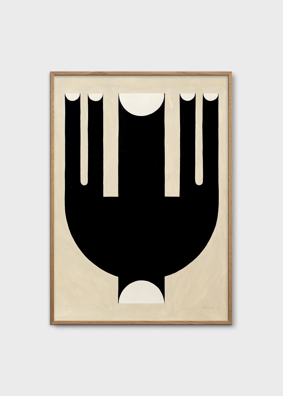 The Poster Club Five Openings Vase Poster 30x40 beige