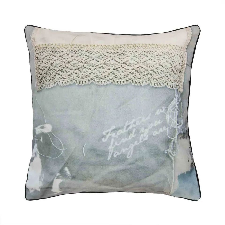 Mineheart Sewn Crochet Kissen 45x45 cm Vintage Beige