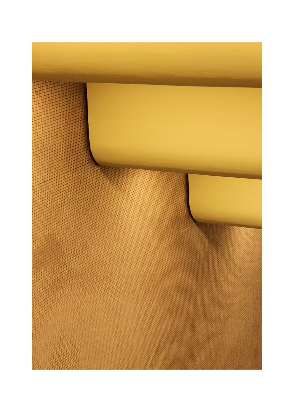 The Poster Club Art Prints Yellow U-Bahn Poster Foto gelb A4-50x70