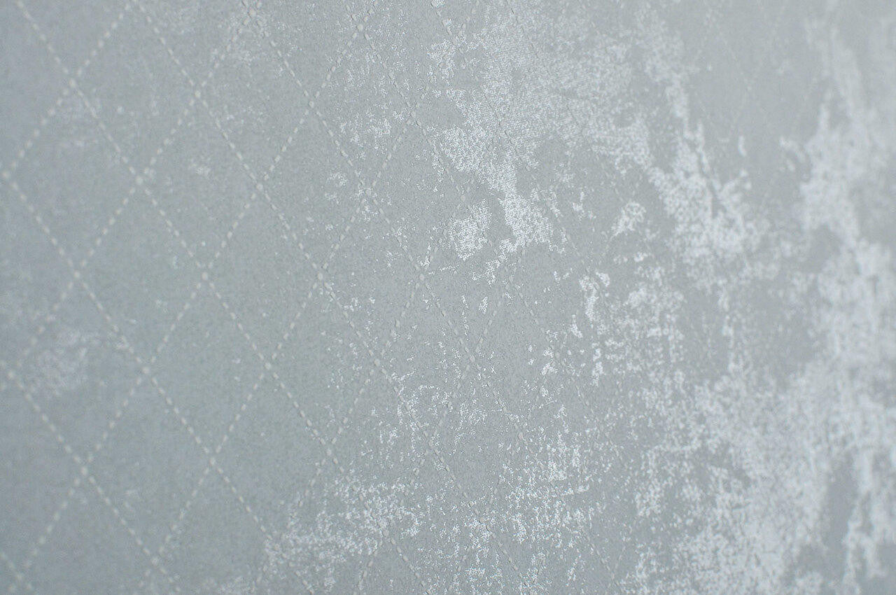Mineheart Moderna Diamond Stitch Tapete Grau 53cm x 10m Glitzer