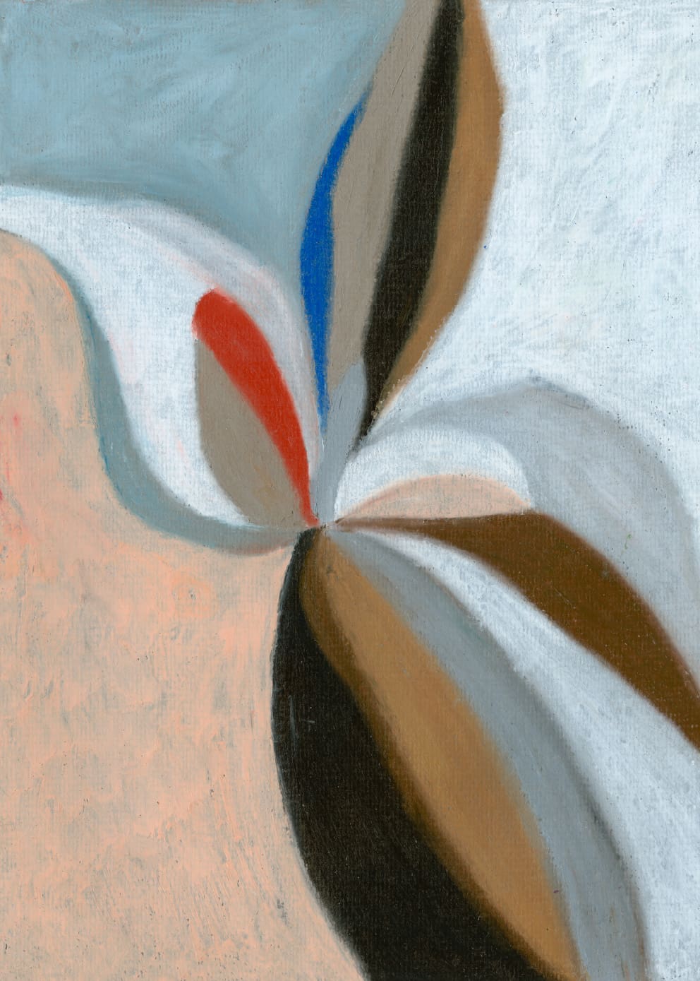 The Poster Club Art Prints Soft Bloom Poster A4 blau