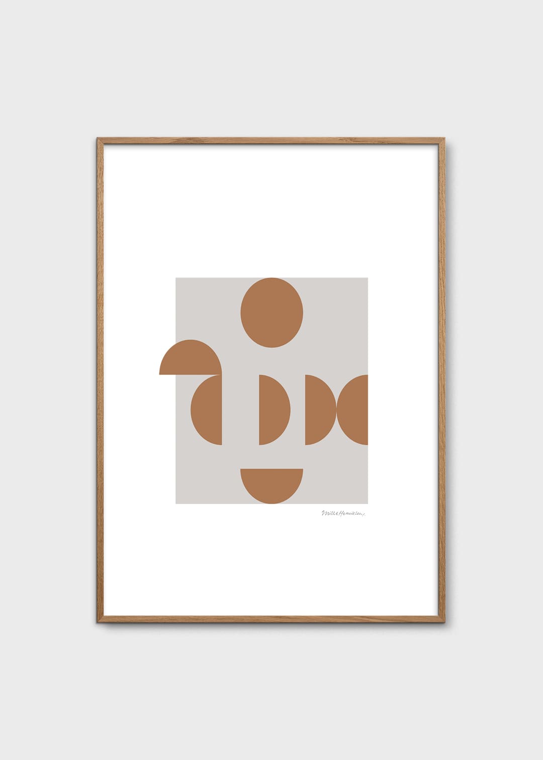 The Poster Club Balancing Objects 03 Poster 30x40 cm grau orange
