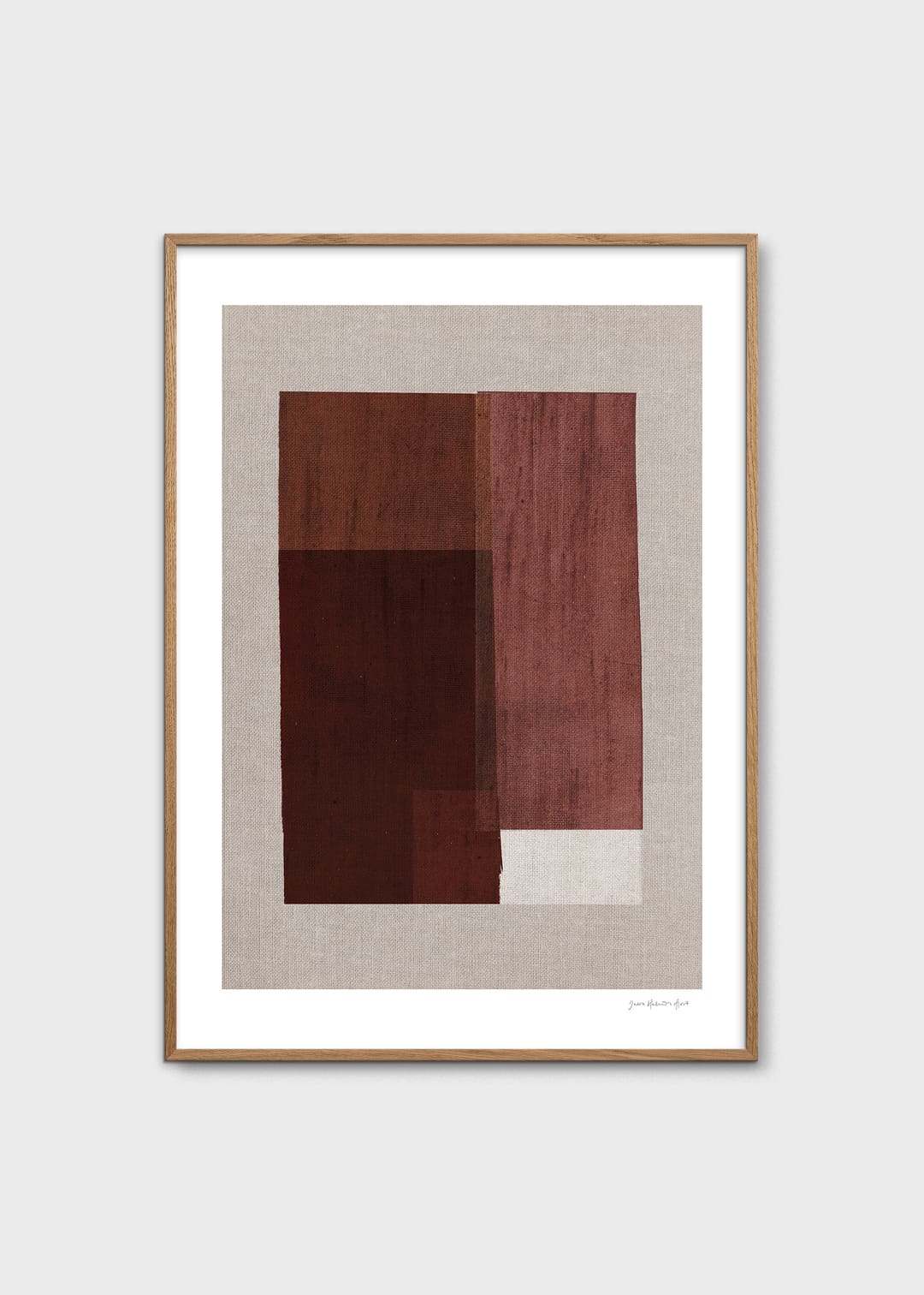 The Poster Club Red Velvet Poster 30x40 cm abstrakt