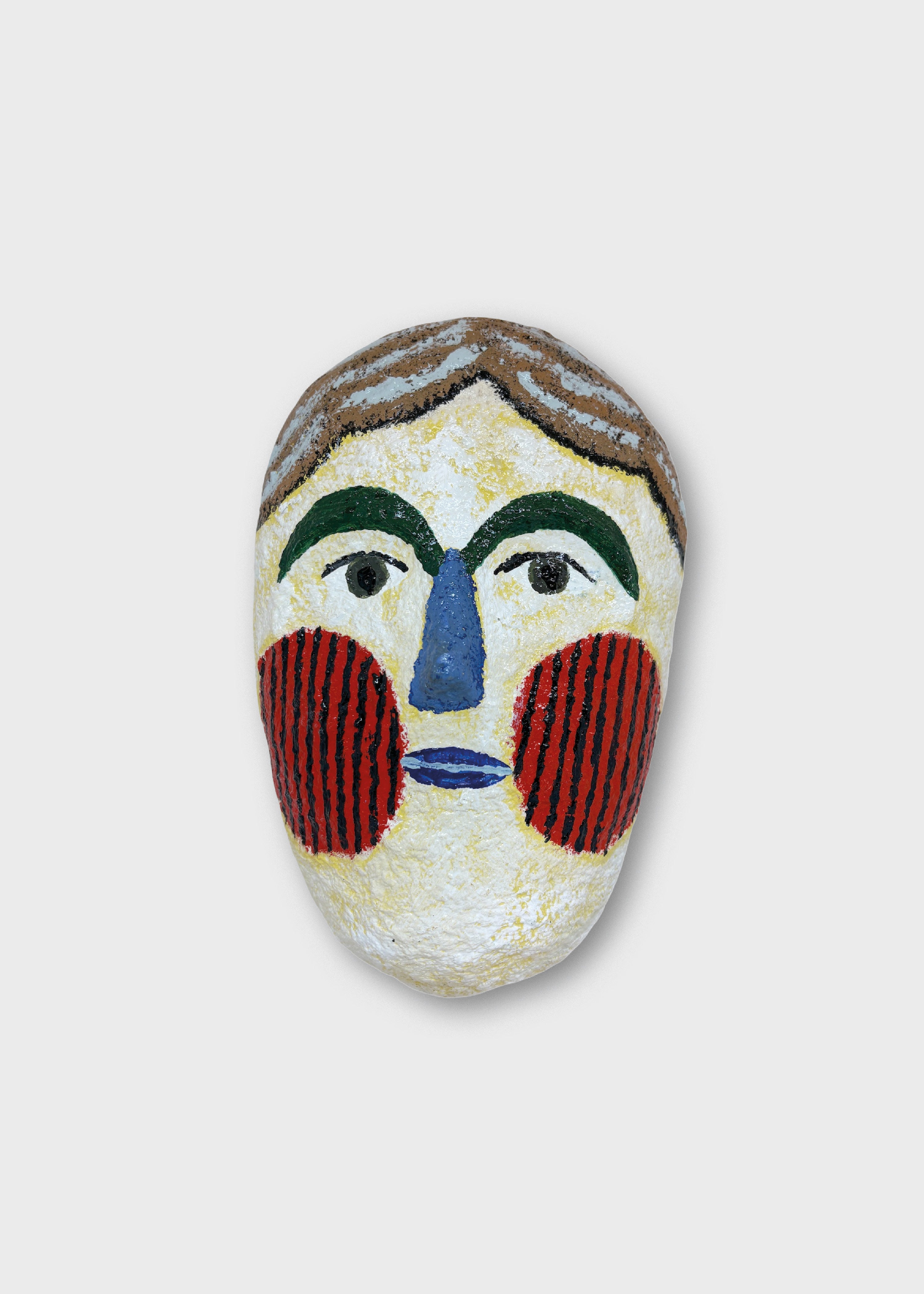 The Poster Club Art Prints Mask No. 268 Wandmaske 13x21 cm handbemalt