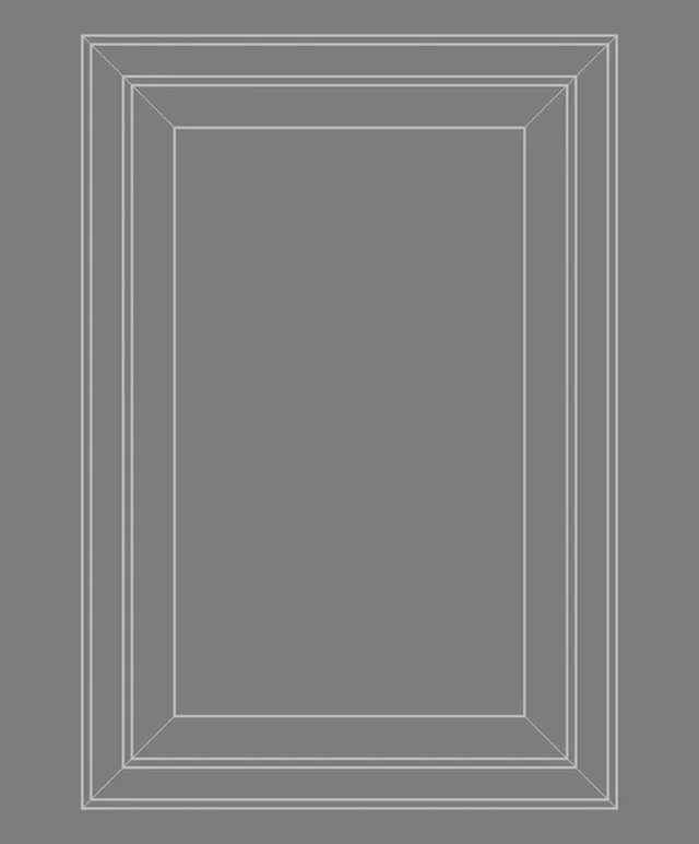 Mineheart Outline Panel Tapete Grau Vlies 52cm x 10m