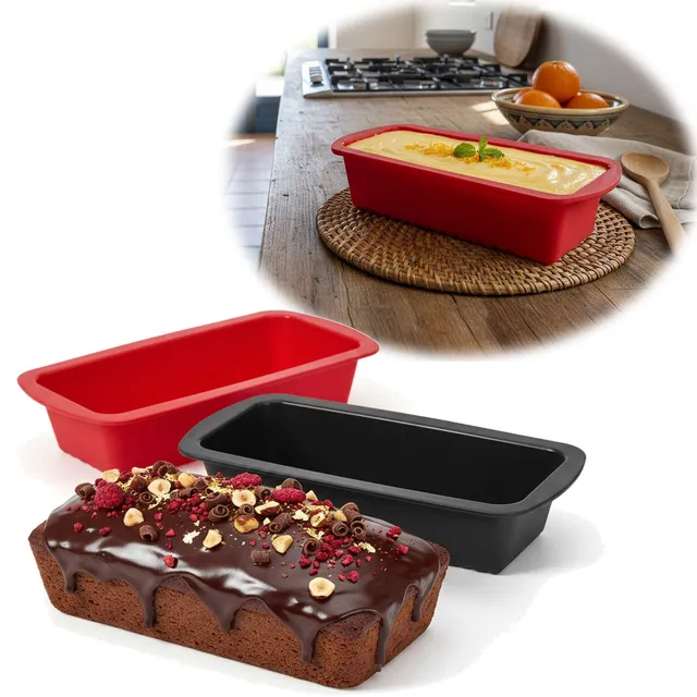 LS-LebenStil Küche & Haushalt Königskuchenform Silikon 25cm 2er
