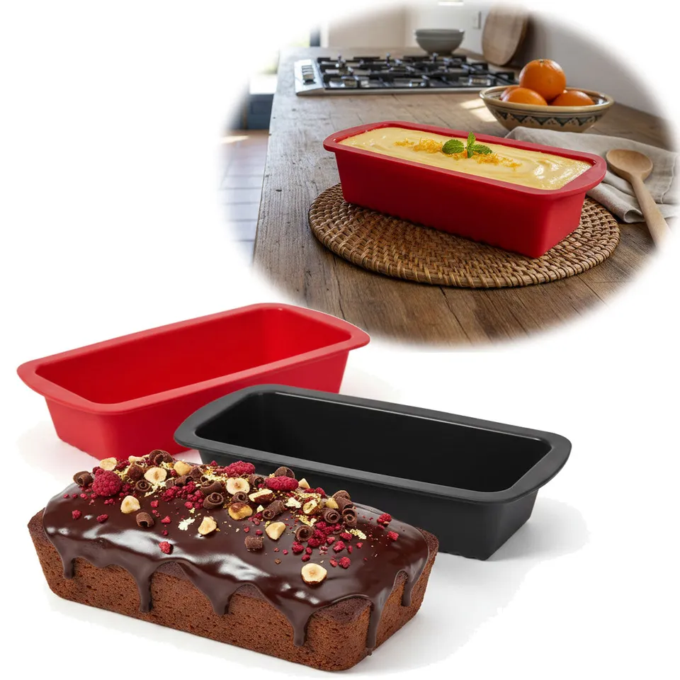 LS-LebenStil Küche & Haushalt Königskuchenform Silikon 25cm 2er