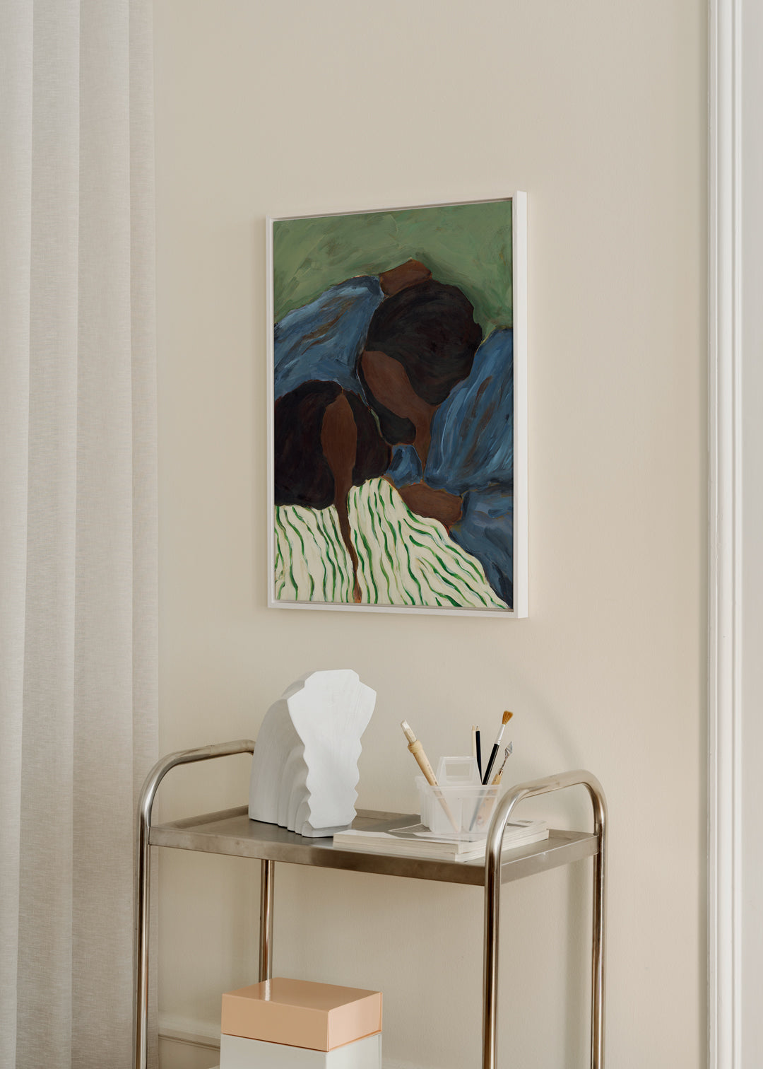 The Poster Club Art Prints Closer Still Canvas 30x40 cm grün