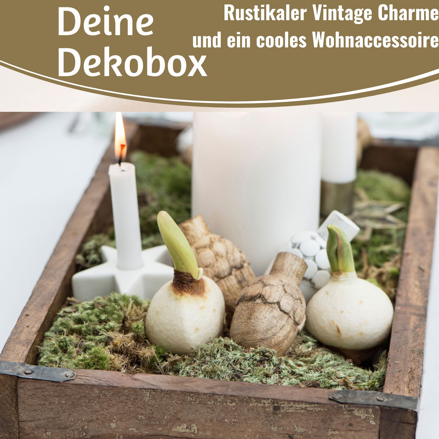 LS-LebenStil Küche & Haushalt Unika Serviertablett Holz 2er Set braun