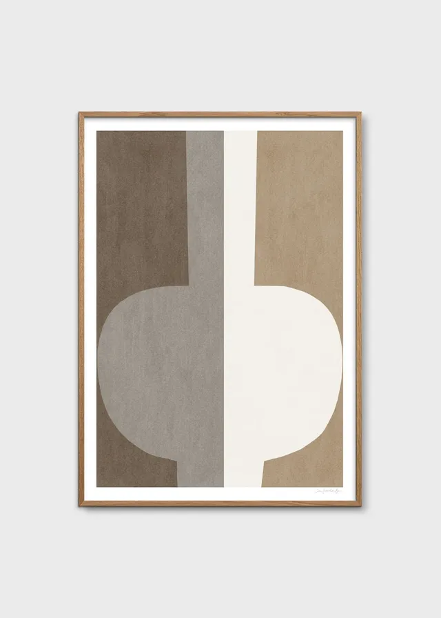 The Poster Club Delphi Kunstdruck 30x40 cm beige abstrakt