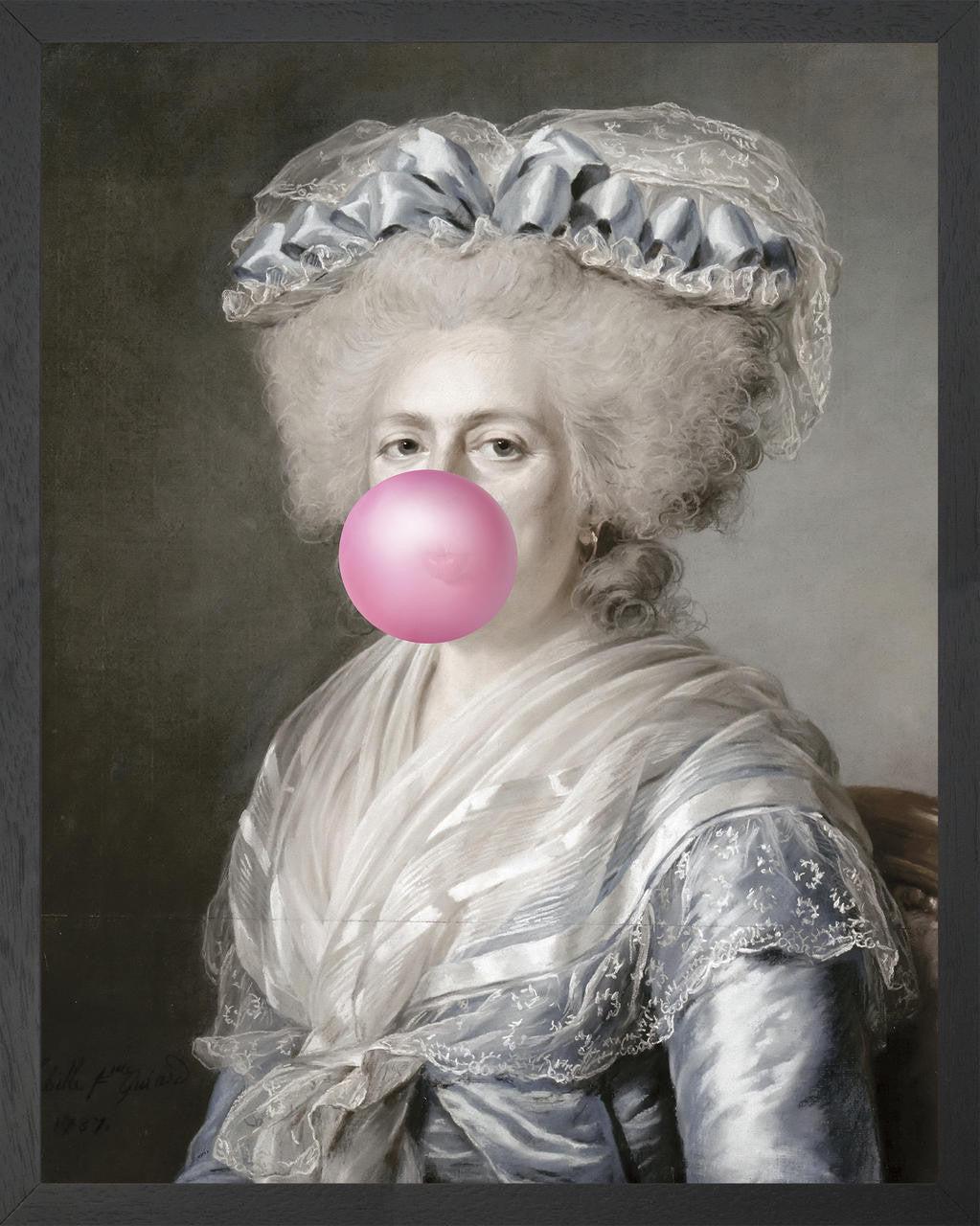 Mineheart Bubblegum Portrait 4 Leinwandbild 40x50 cm