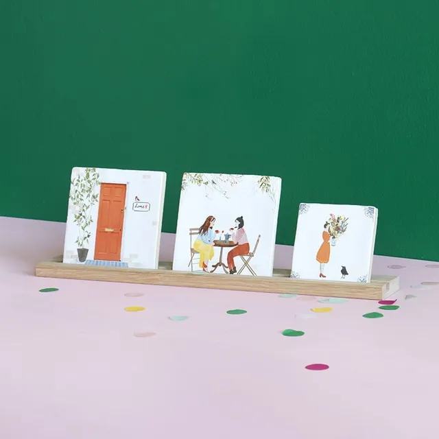 Storytiles Wall Shelves Familie Houder Fliesenhalter S 34 cm