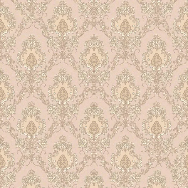 Mineheart Audley Damask Tapete Dusty Pink 53cmx10m