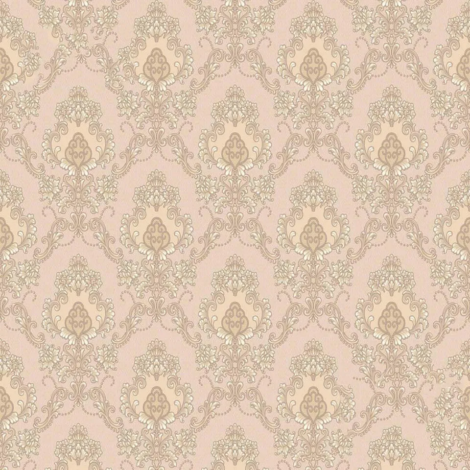 Mineheart Audley Damask Tapete Dusty Pink 53cmx10m
