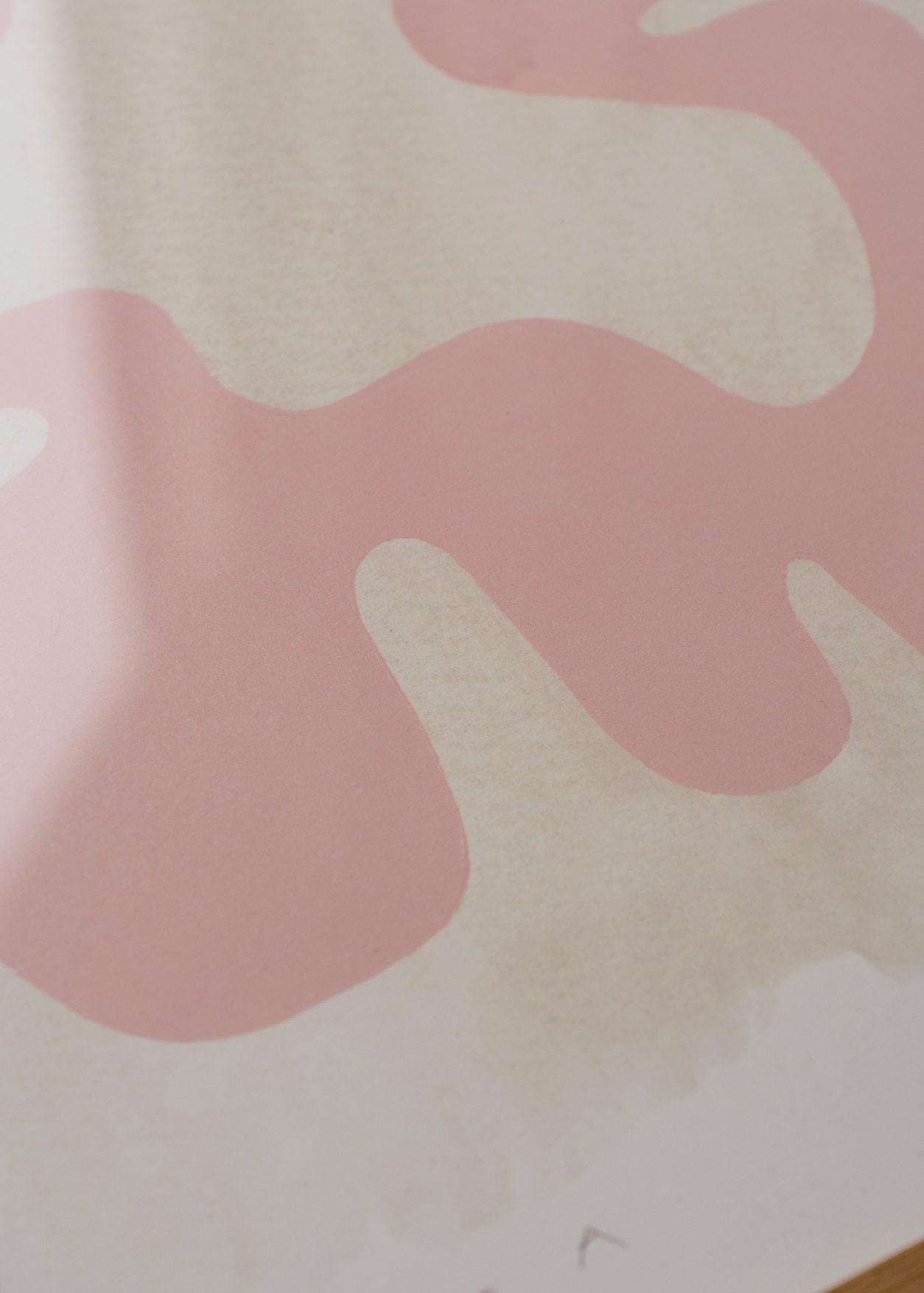 The Poster Club Hommage au Rose Poster 30x40 cm rosa abstrakt