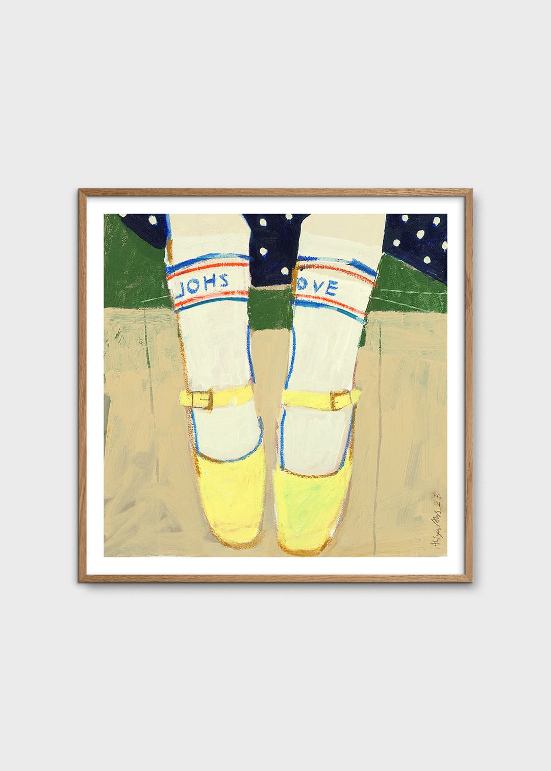 The Poster Club On the Jetty Poster 50x50 cm figurativ