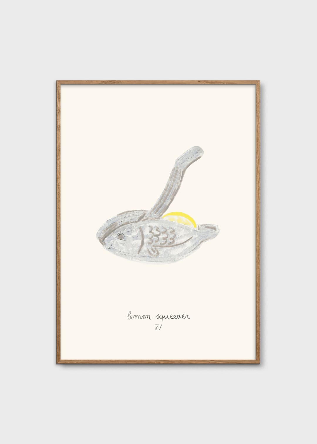 The Poster Club Art Prints Lemon Squeezer Poster 30x40 cm gelb