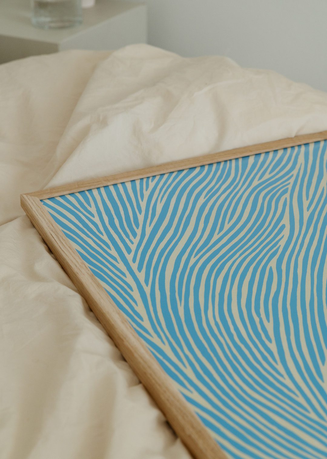 The Poster Club The Line Blue Poster 30x40 cm blau