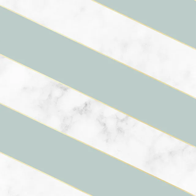Mineheart Diagonal Marble Tapete Grün Marmor Streifen 10m