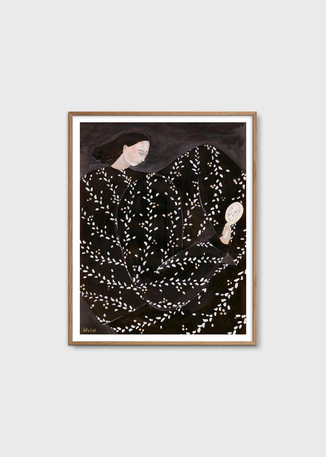 The Poster Club Art Prints Mirror Mirror Poster 40x50 Braun