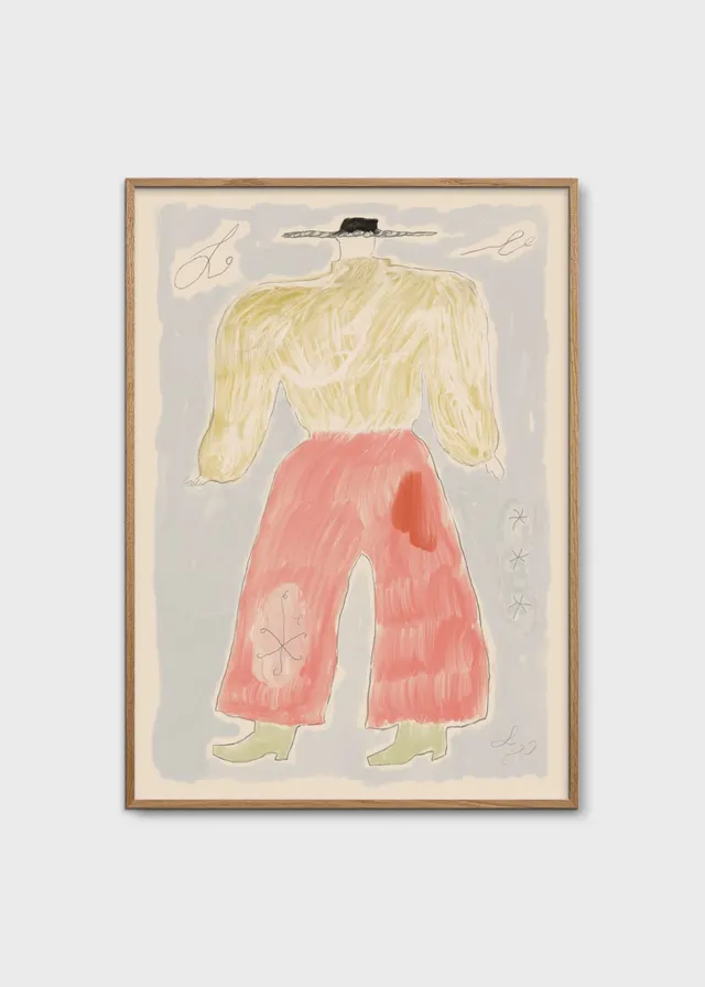 The Poster Club Art Prints Sam Peach Poster 30x40 cm pastell