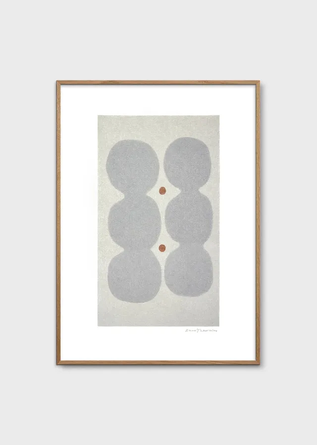 The Poster Club Moonstones Poster 30x40 cm blau
