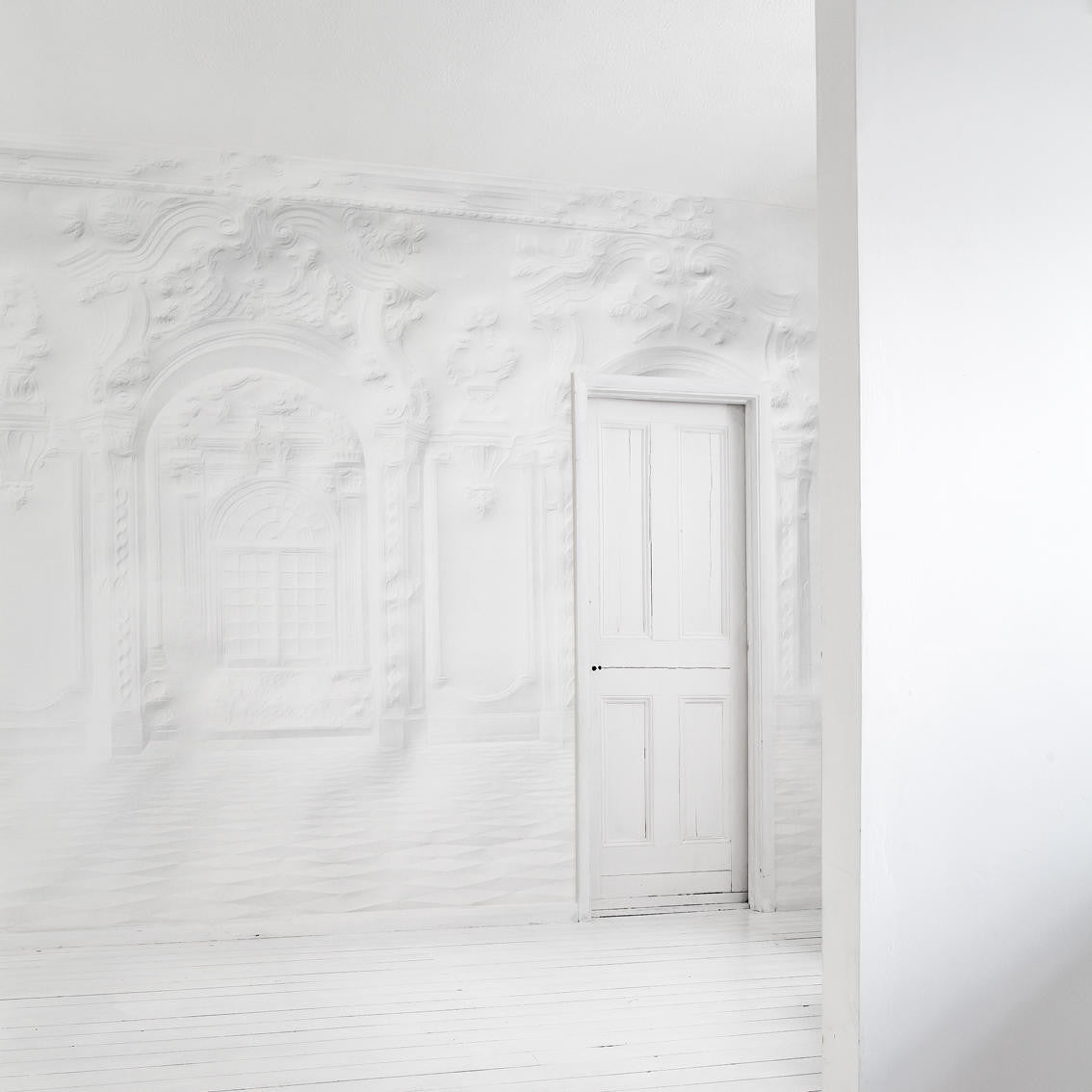 Mineheart Paper Palace Fototapete 250x300 cm weiss