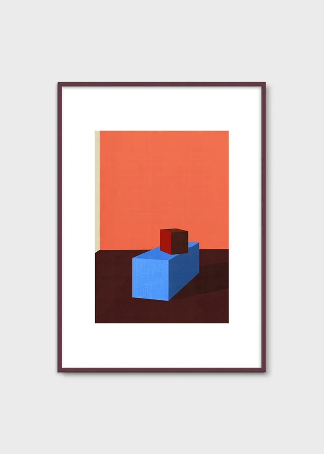 The Poster Club Cubes Poster 30x40 cm geometrisch