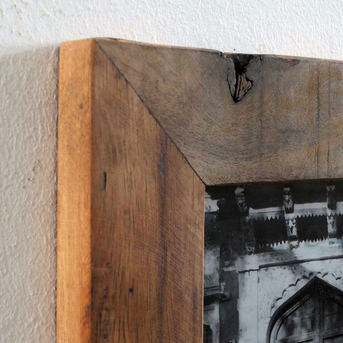 LS-LebenStil Streetwood Bilderrahmen Braun 20x20cm Holz