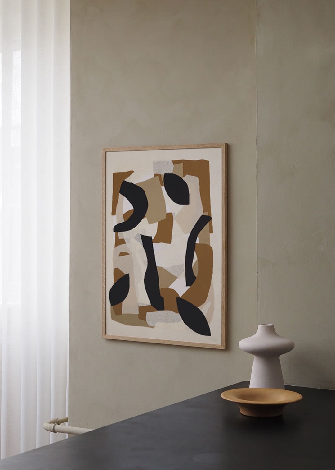 The Poster Club Fragments No. 87 Poster 30x40 cm Beige