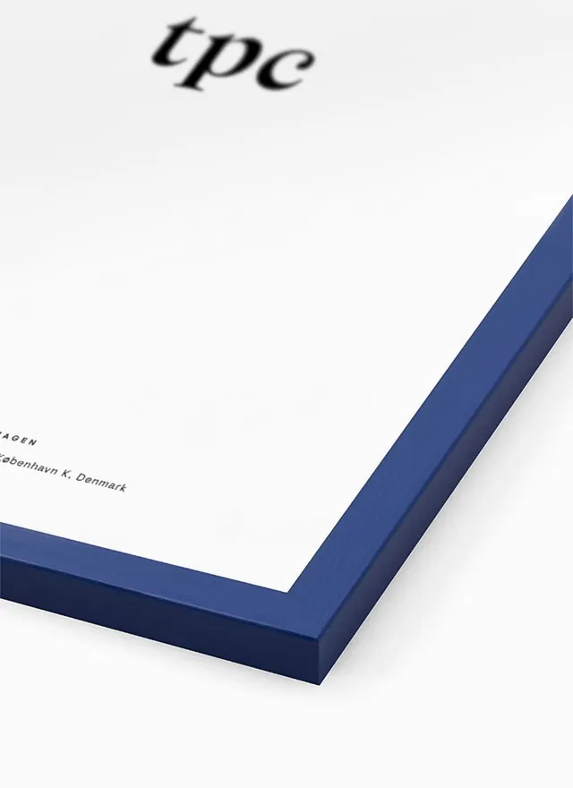 The Poster Club Frames Blue Wood Frame Bilderrahmen 30x40 blau